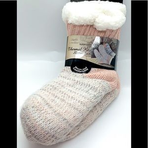 Thermal Knit Slipper Socks